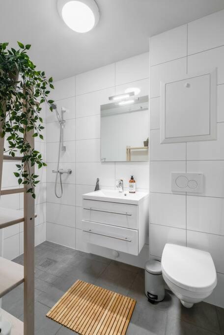 Hidden Gem Near The Old Town Bridge, 40M² Apt. Trondheim Bagian luar foto